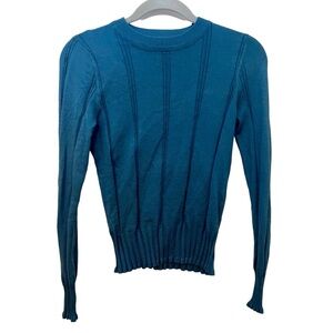 Current Air long sleeve blue top